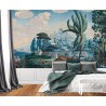 Panoramic Wallpaper The landscape of Telemachus on the isle of Calypso LE GRAND SIECLE