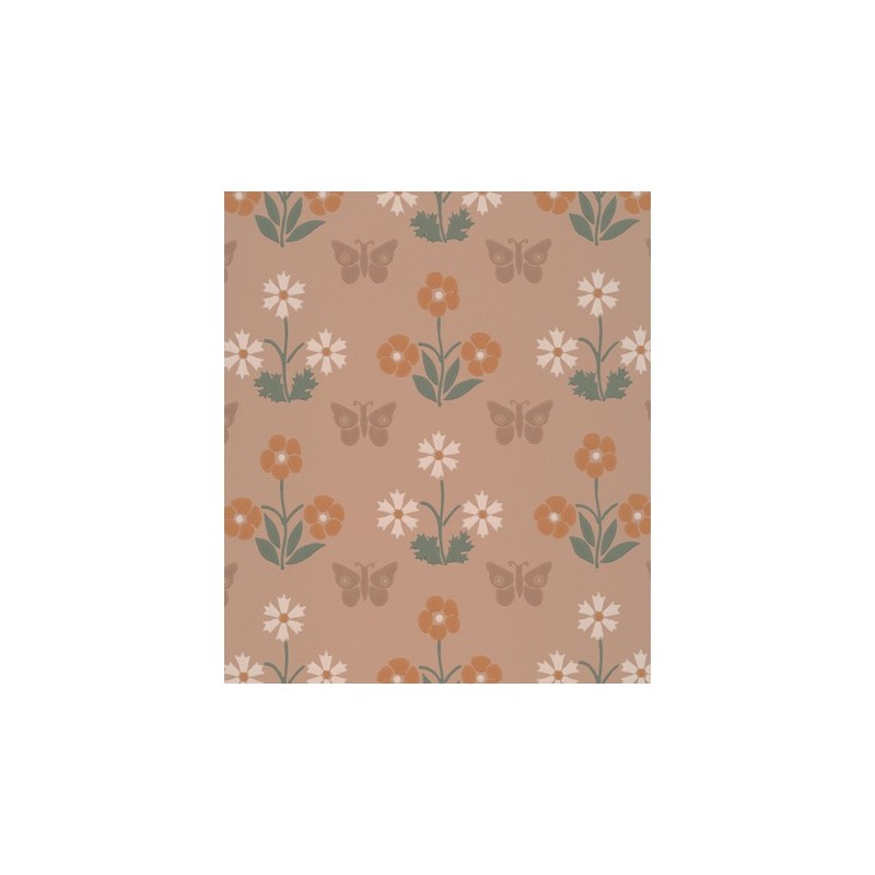 Papier peint Burges Butterfly LITTLE GREENE Papier peint Burges Butterfly LITTLE GREENE