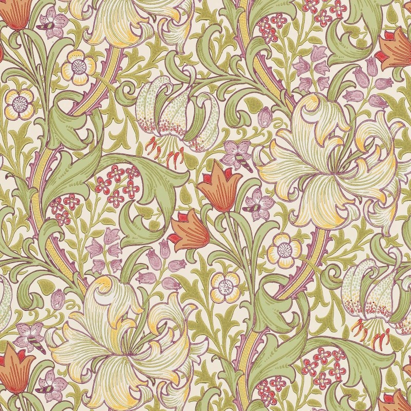 Papier peint Golden Lily MORRIS&CO