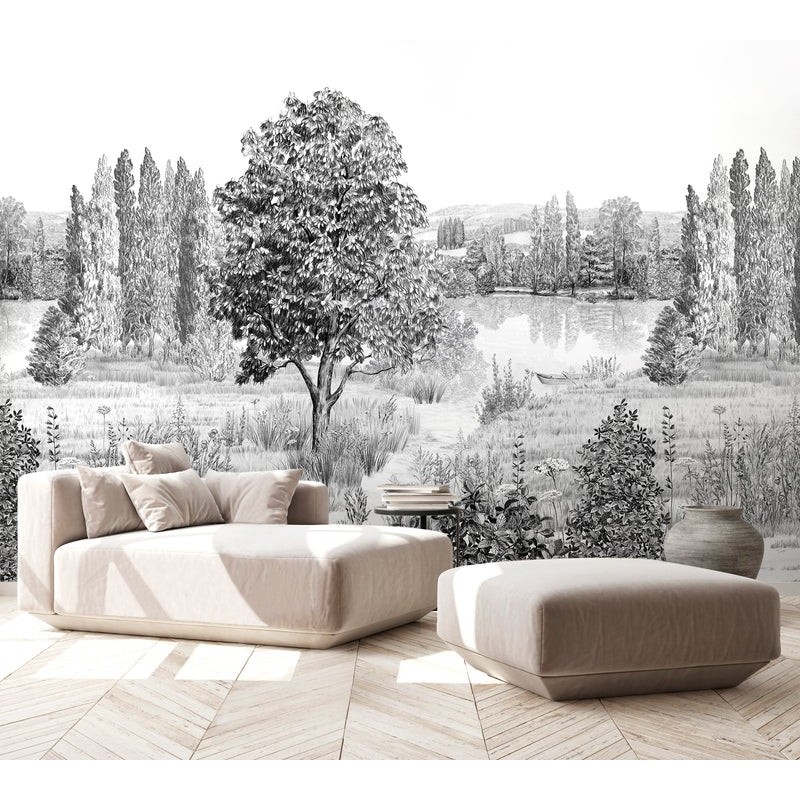 Wallpaper Campagne custom made ISIDORE LEROY Wallpaper Campagne custom made ISIDORE LEROY