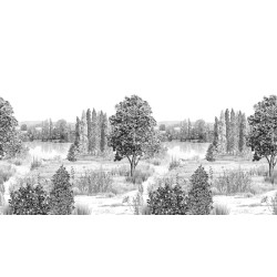 Wallpaper Campagne custom made ISIDORE LEROY