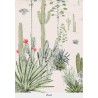 Wallpaper Succulentes custom made ISIDORE LEROY