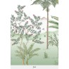 Wallpaper Jardin des Oiseaux custom made ISIDORE LEROY