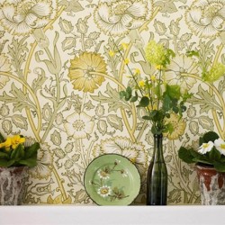 Wallpaper Pink & Rose MORRIS&CO