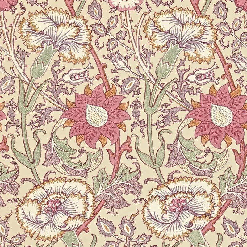 Wallpaper Pink & Rose MORRIS&CO Wallpaper Pink & Rose MORRIS&CO