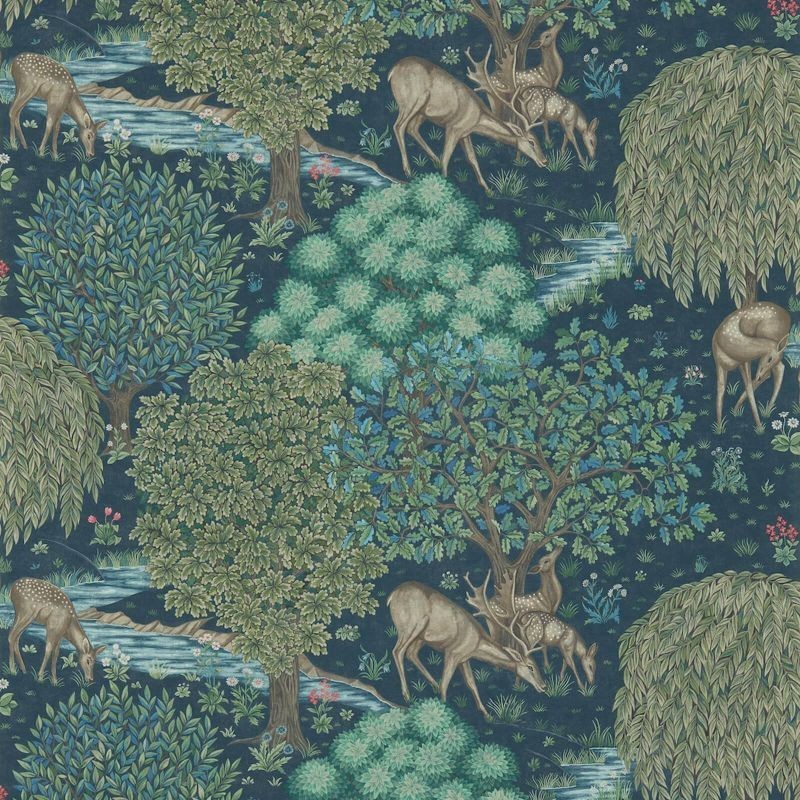 Wallpaper The Brook MORRIS&CO Wallpaper The Brook MORRIS&CO
