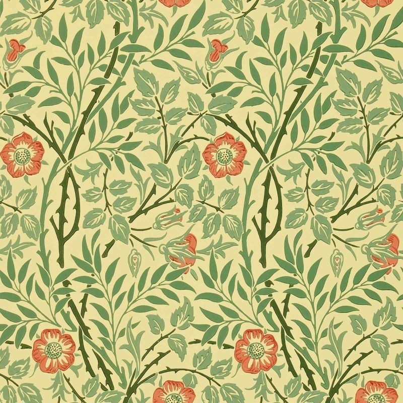 Papier peint Sweet Briar MORRIS&CO Papier peint Sweet Briar MORRIS&CO