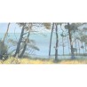 Papier Peint Entre Les Pins, Vinyle LES DOMINOTIERS