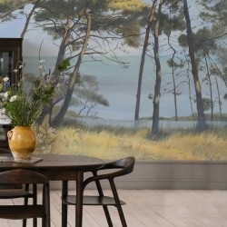Wallpaper Entre Les Pins, Vinyle LES DOMINOTIERS