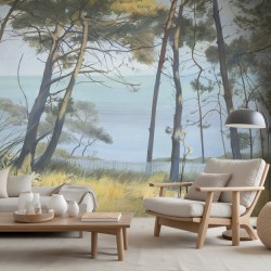 Wallpaper Entre Les Pins LES DOMINOTIERS