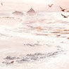 Papier Peint La Baie Du Mont, Vinyle LES DOMINOTIERS