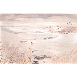 Papier Peint La Baie Du Mont LES DOMINOTIERS