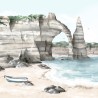 Papier Peint La Côte D'Albatre LES DOMINOTIERS