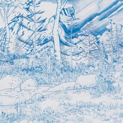 Papier Peint La Vallée Des Bleuets LES DOMINOTIERS