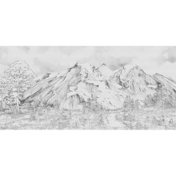 Papier Peint La Vallée Des Bleuets LES DOMINOTIERS