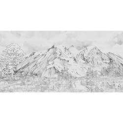 Papier Peint La Vallée Des Bleuets LES DOMINOTIERS