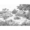 Papier Peint Le Marais Des Aigrettes LES DOMINOTIERS