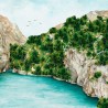 Papier Peint Les Gorges Émeraude LES DOMINOTIERS
