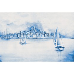 Papier Peint Massilia, Vinyle LES DOMINOTIERS