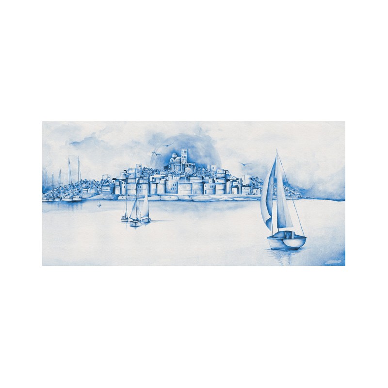 Wallpaper Massilia, Vinyle LES DOMINOTIERS Wallpaper Massilia, Vinyle LES DOMINOTIERS