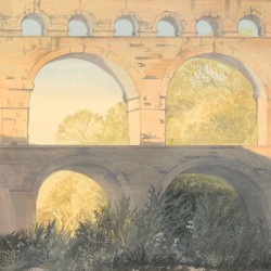 Wallpaper Vue Sur Le Pont, Vinyle LES DOMINOTIERS