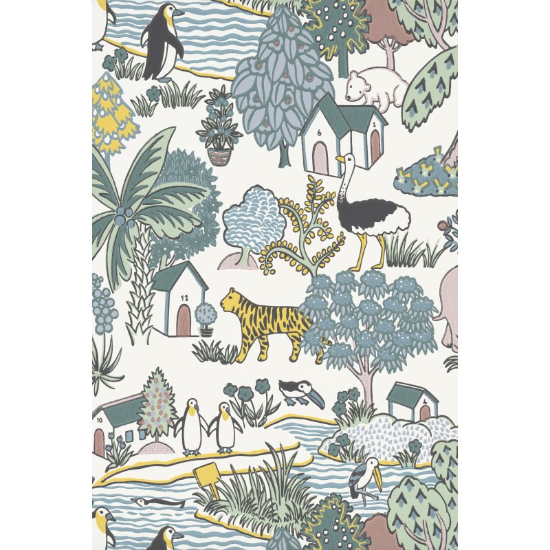 Wallpaper Animal Kingdom LITTLE GREENE Wallpaper Animal Kingdom LITTLE GREENE
