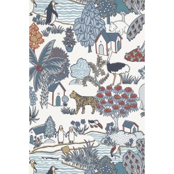 Wallpaper Animal Kingdom LITTLE GREENE