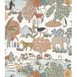 Wallpaper Animal Kingdom LITTLE GREENE