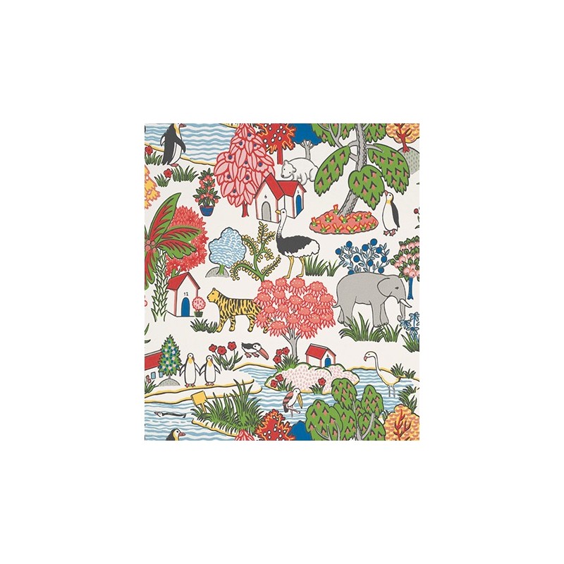 Papier Peint Animal Kingdom LITTLE GREENE Papier Peint Animal Kingdom LITTLE GREENE
